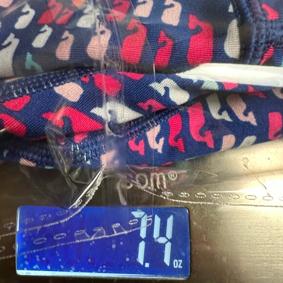 Vineyard Vines Performance Leggings Womens Small Blue Whale Logo Cropped Workout - Picture 12 of 13